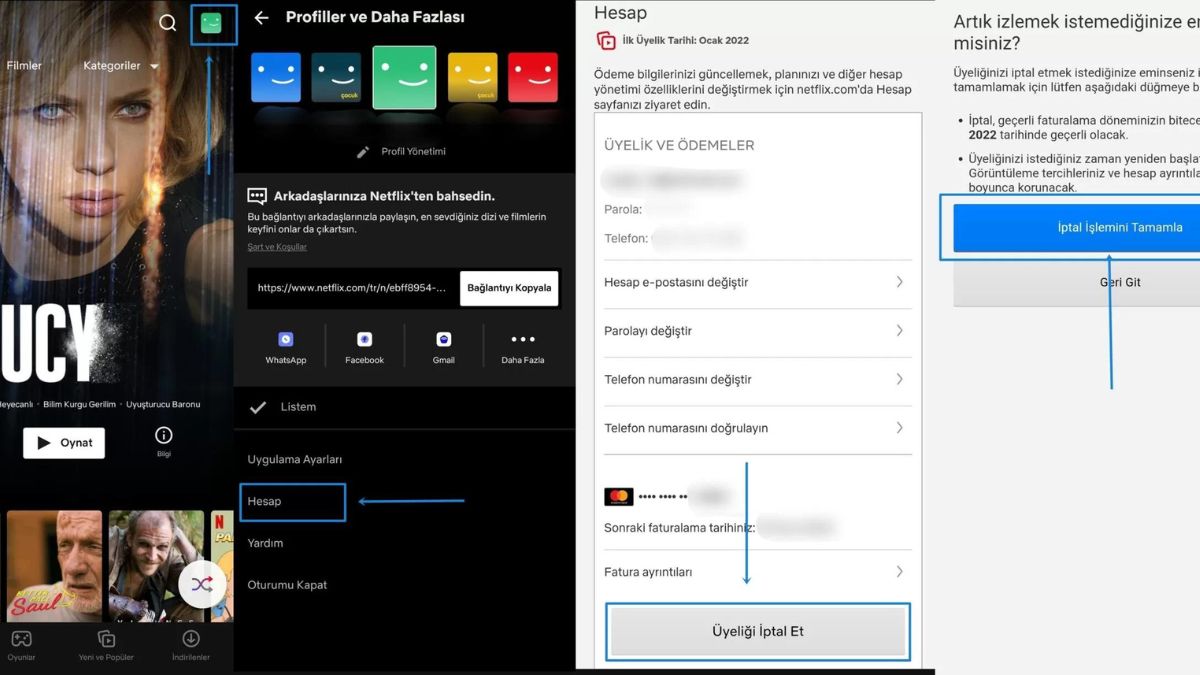 Netflix Uyelik Iptal Etme 3