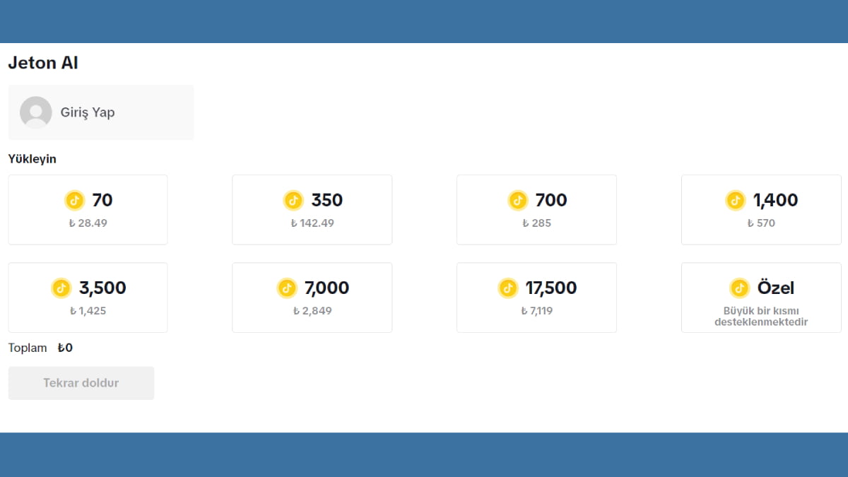 Tiktok Jeton Fiyati 2024