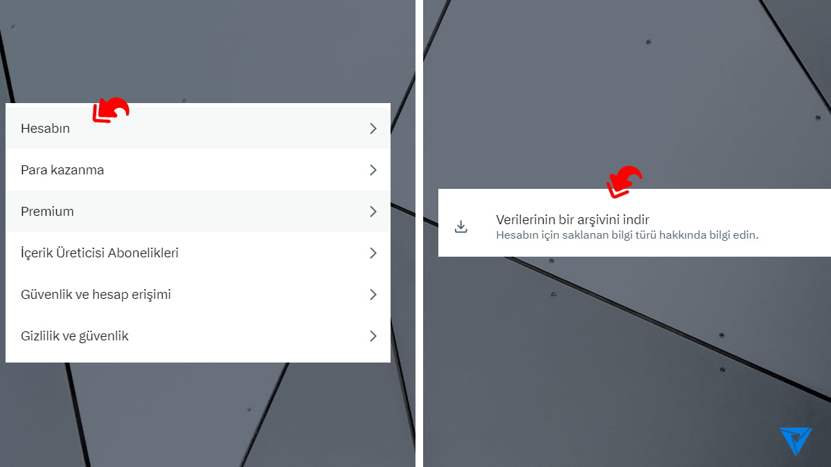 X Verileri Nasil Indirilir