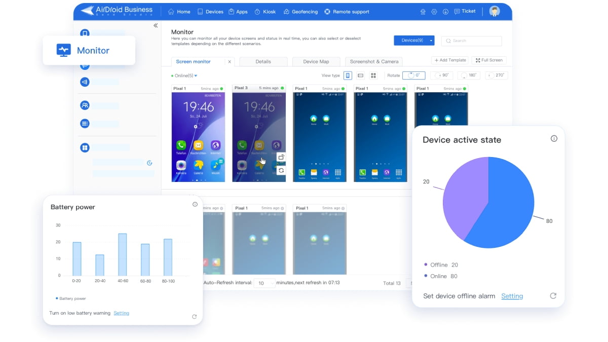 Airdroid Business Uzaktan Erisim Ve Kontrol Ozelligi