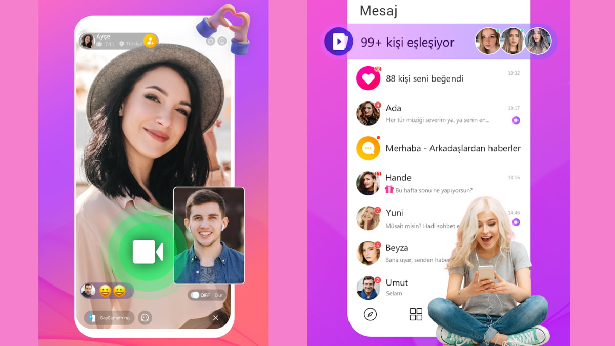 Bumble Benzeri Uygulama