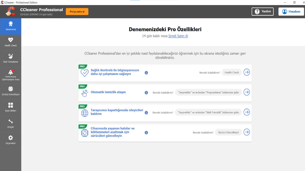 Ccleaner Professional Aboneligi