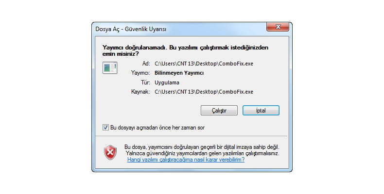combofix-calistirma Combofix Calistirma