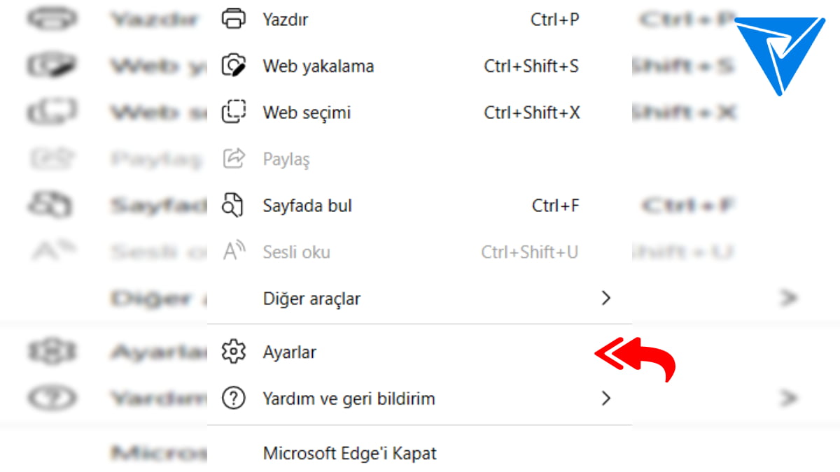 Edge Tarayici Ayarlarini Sifirlama