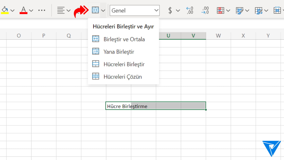 excel-hucreleri-birlestirme-adim-1