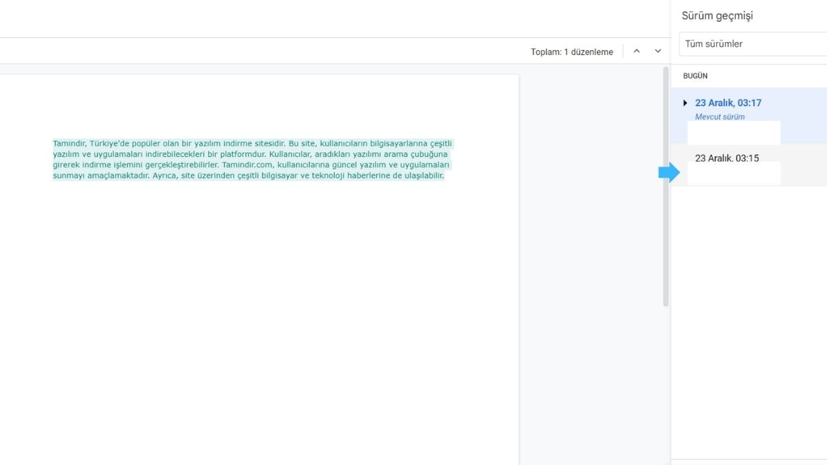 Google Dokumanlarda Duzeltme Gecmisini Goruntuleme 21