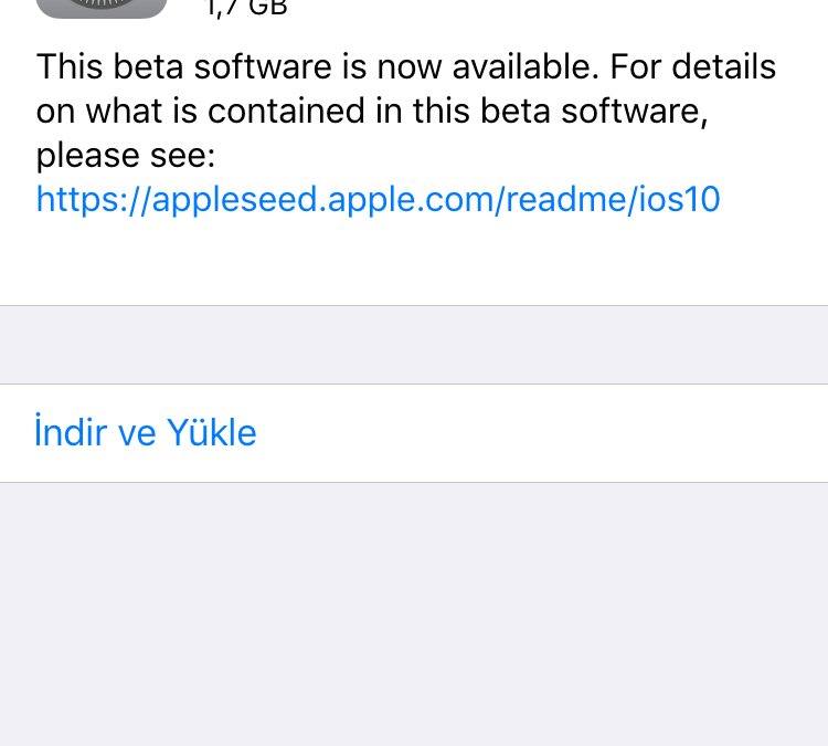 Ios10 Beta 1 Yukleme 88