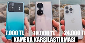 iPhone 13 Pro, Huawei P50 Pro ve Poco M4 Pro Kamera Karşılaştırması iPhone 13 Pro, Huawei P50 Pro ve Poco M4 Pro Kamera Karşılaştırması