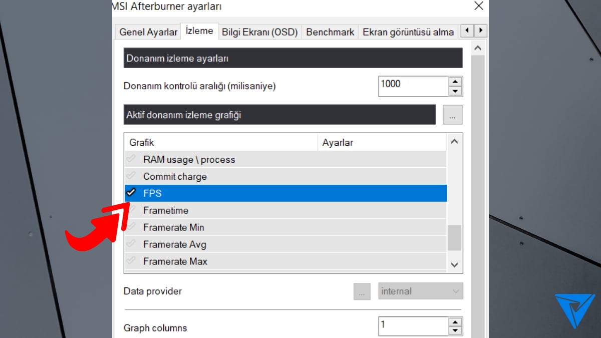 Msi Afterburner Fps Nasil Gosterilir Adim 3