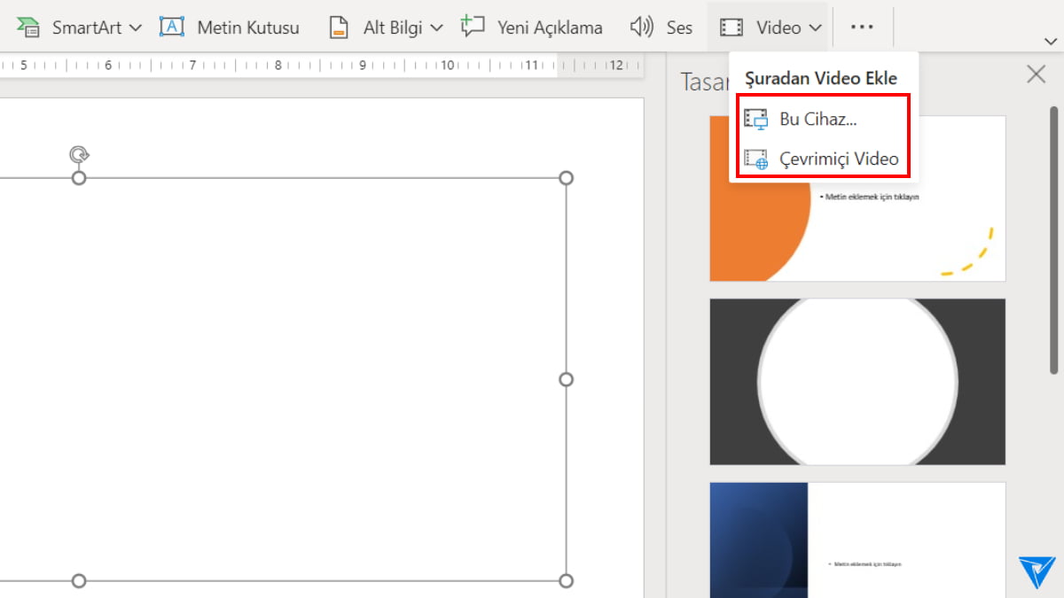 Powerpoint Video Yukleme Adim 3