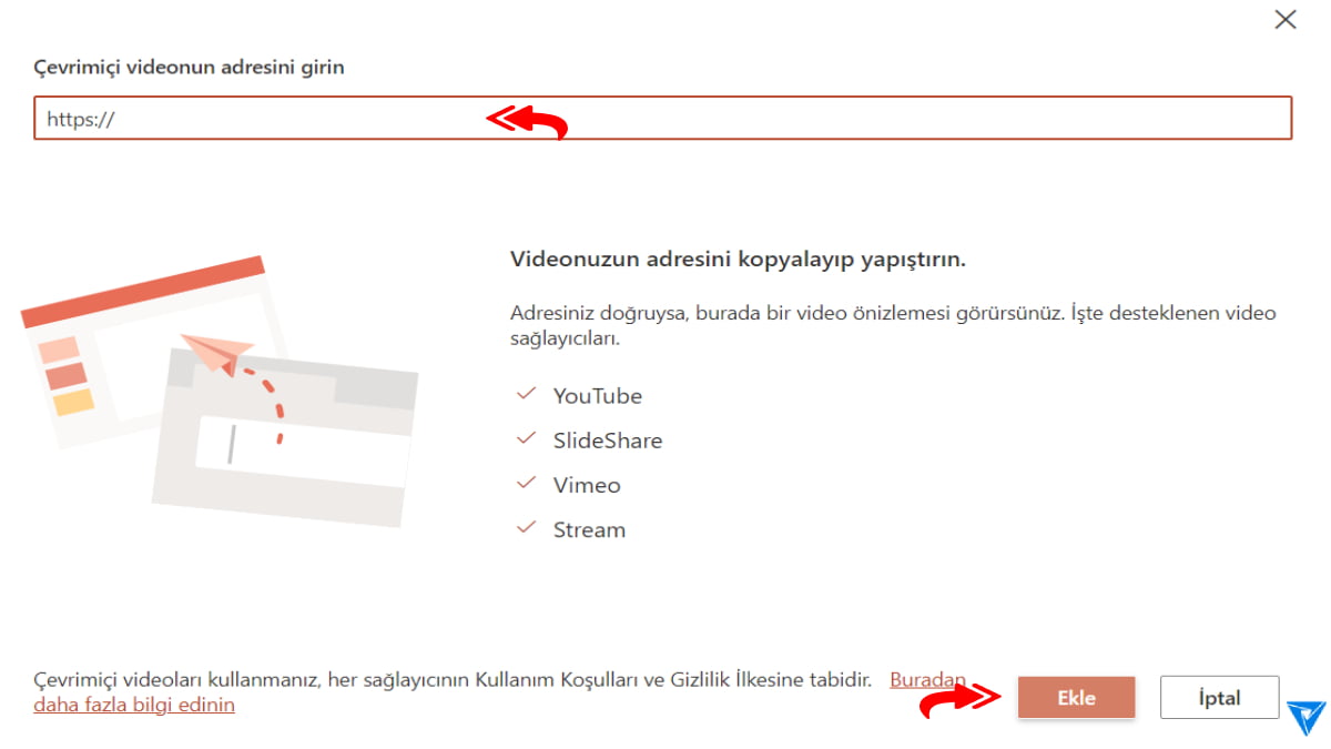 Powerpoint Video Yukleme Adim 4