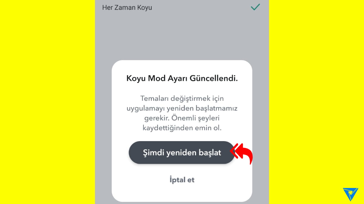 snapchat-karanlik-mod-acma-adim-4 Snapchat Karanlik Mod Acma Adim 4