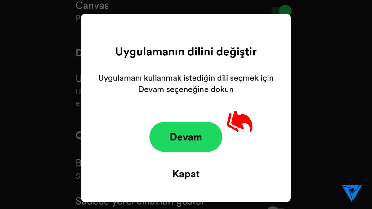 spotify-dil-degistirme-adim-3