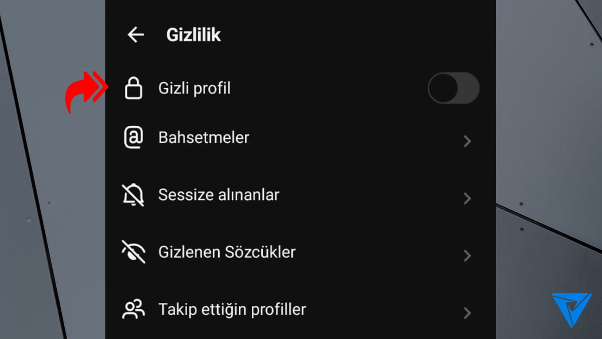 Threads Profil Nasil Gizlenir Adim 2