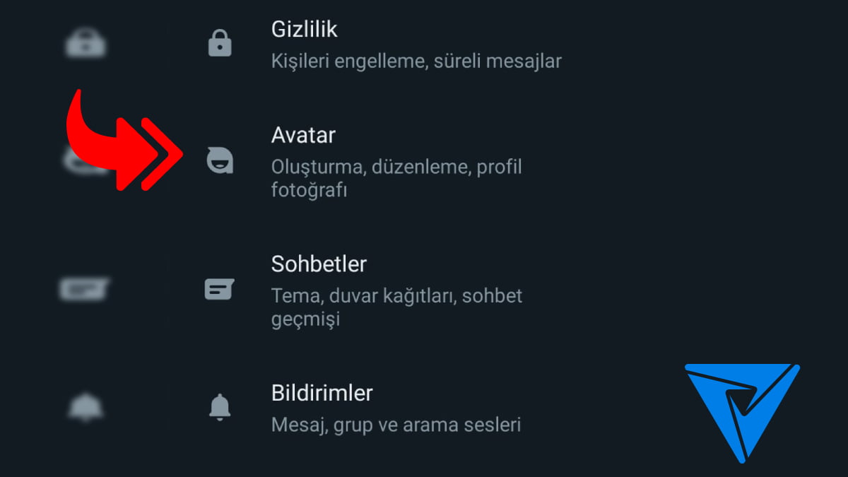 Whatsapp Avatar Hazirlama Adim 1